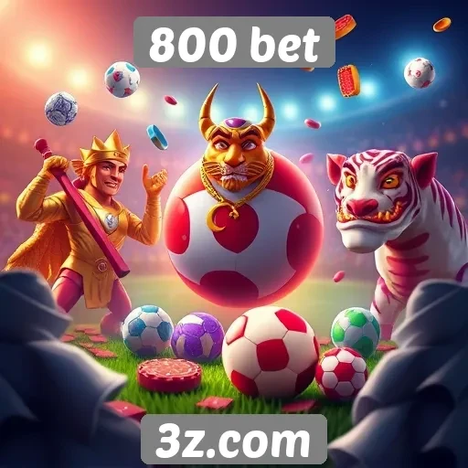 Variedade de jogos oferecidos na plataforma 800 bet